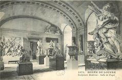 CPA Musee de Louvre Sculpture Moderne Salle de Puget 