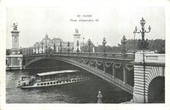 CPA Paris Pont Alexandre III 