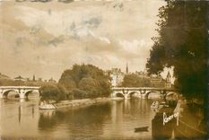 CPA Paris l'Ile de la Cite et le Pont Henri IV 