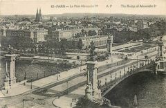 CPA Paris le Pont Alexandre III 