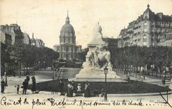 CPA Paris Le Monument Pasteur et l'Hotel des Invalides 