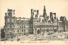 CPA Paris l'Hotel de Ville 