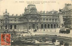 CPA Paris Cour du Carrousel et palais du Louvre 