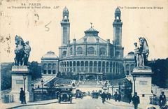 CPA Paris Le Trocadero et le Pont d'Iena 