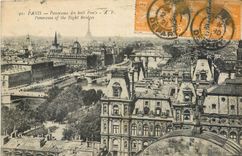 CPA Paris Panorama des huit Ponts 