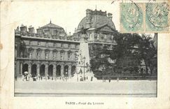 CPA Paris Cour du Louvre 