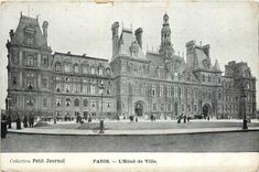 CPA Collection Petit Journal Paris L'Hotel de Ville 