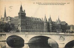 CPA Paris La Conciergerie et le Pont au Change 
