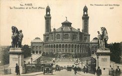 CPA Paris Le Trocadero et le Pont d'Iena 