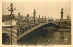CPA Paris Le Pont Alexandre III 