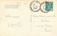CPA Paray le Monial S et L La Basilique Le Cloitre Le Pont et la Bourbince