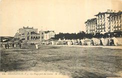 CPA Hendaye B P La Plage pres du Casino 