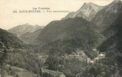 CPA Les Pyrenees Eaux Bonnes vue panoramique 
