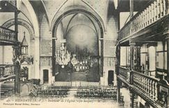 CPA Hendaye B P Interieur de l'eglise Style Basque 