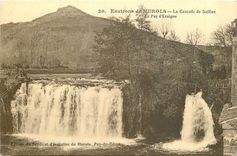 CPA Environs de Murols La Cascade de Saillan Le Puy d'Eraigne 