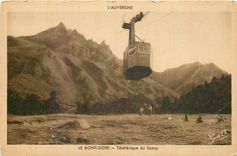 CPA L'Auvergne Le Mont Dore Teleferique du Sancy 