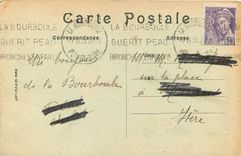 CPA La Bourboule La Roche des fees et les Hotels 