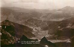 CPA La Vallee du Mont Dore Vue du Sommet du Sancy 