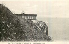 CPA Saint Malo Tombeau de Chateubriand 