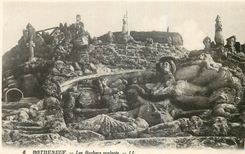 CPA Rotheneuf Les Rochers sculptes 