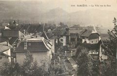 CPA Samoens La Ville vue du Parc 