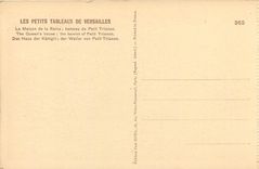 CPA Les Petits Tableaux de Versailles La Maison de la reine hameau de Petit Trianon