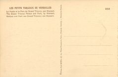 CPA Les Petits Tableaux de Versailles Le Palais et le Parc du Grand Trianon