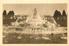 CPA Les Petits Tableaux de Versailles Le Bassin de Latone Grandes Eaux Vase de marbre 