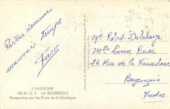 CPA L'Auvergne La Bourboule Perspective sur les Ponts de la Dordogne 