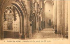 CPA Eglise de Mozac Chapelle de la Nef laterale Sud 