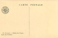 CPA Avignon Palais des Papes Salle des Festins 