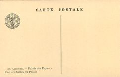 CPA Avignon Palais des Papes Une des Salles du Palais 