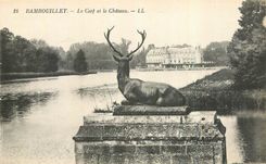 CPA Rambouillet Le Cerf et le Chateau 