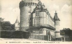 CPA Rambouillet Le Chateau Facade Nord Tour Francois I 