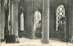 CPA Abbaye de Saint Denis Les Vitraux du XII siecle 