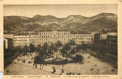 CPA Cote d'Azur Toulon La Place de la Liberte 