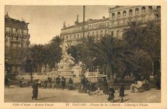 CPA Cote d'Azur Toulon Place de la Liberte 