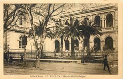 CPA Cote d'Azur Toulon Musee Bibliotheque 