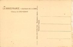 CPA La Douce France Chateaux de la Loire Chateau de Cheverny 