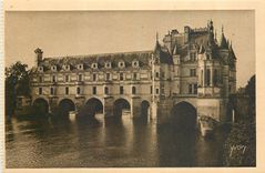 CPA La Douce France Chateaux de la Loire Chateau de Chenonceaux Facade Nord est 