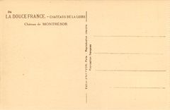 CPA La Douce France Chateaux de la Loire Chateau de Montresor