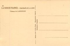 CPA La Douce France Chateaux de la Loire Chateau de Langeais 