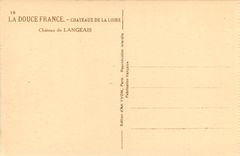 CPA La Douce France Chateaux de la Loire Le Chateau de Langeais 