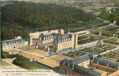 CPA Les Grands Chateaux des Bords de la Loire Villandry Le Chateau vu d'avion 