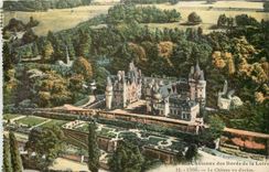 CPA Les Grands Chateaux des Bords de la Loire Usse Le Chateau vu d'avion 