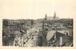 CPA Chaumont Panorama Rue Victoire de la Marne 