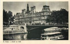 CPA Paris L'Hotel de Ville 