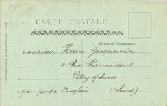 CPA Fontainebleau Le Palais Le Cour des Aieux 