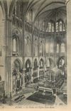 CPA Reims Le Choeur de l'Eglise Saint Remi 