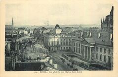 CPA Reims Vue generale vers l'Eglise Saint Andre 